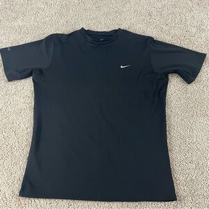 Nike Shirt Dri Fit Womens XL Made In USA Performance Lightweight Black Gym 400
